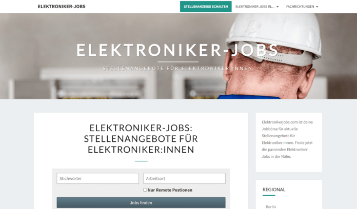Elektronikerjobs.com: Stellenangebote für Elektroniker:innen Elektronikerjobs.com: Stellenangebote für Elektroniker:innen