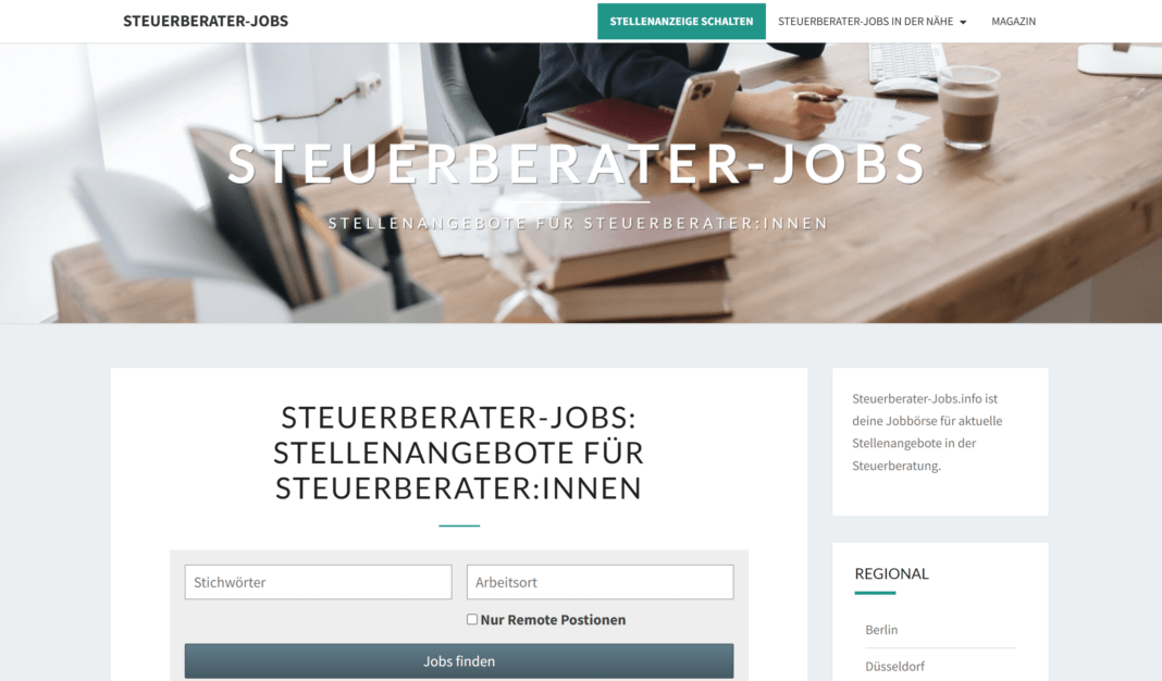 Steuerberater-Jobs.info: Stellenangebote für Steuerberater:innen Steuerberater-Jobs.info: Stellenangebote für Steuerberater:innen
