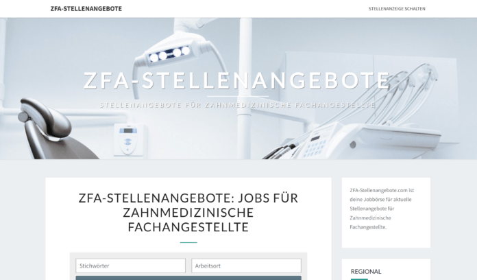 ZFA-Stellenangebote.com: Stellenangebote für Zahnmedizinische Fachangestellte ZFA-Stellenangebote.com: Stellenangebote für Zahnmedizinische Fachangestellte